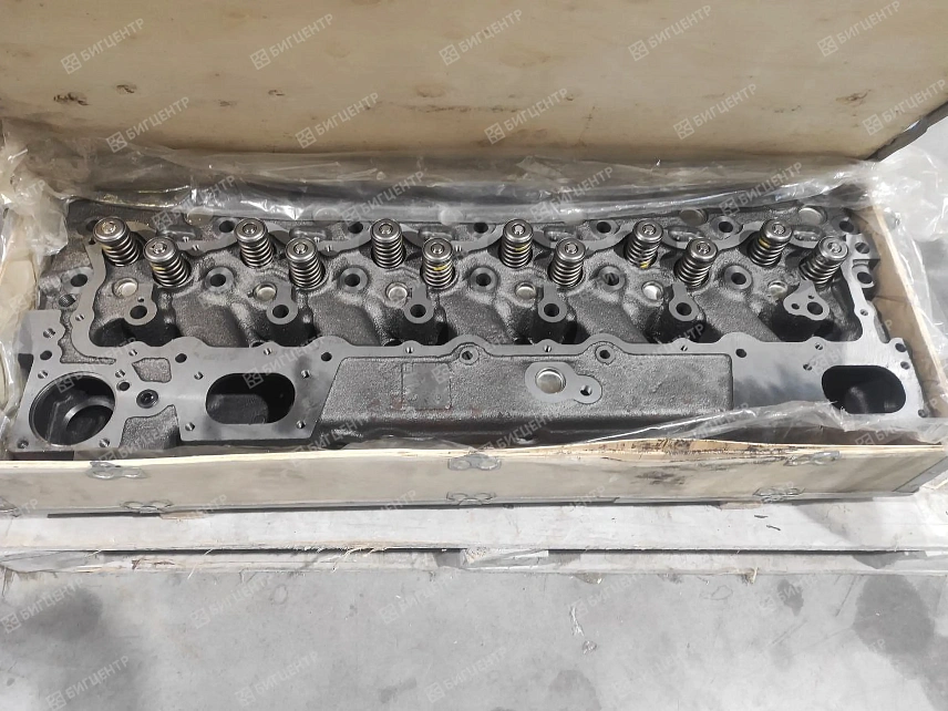 Головка блока цилиндров (ГБЦ) в сборе двигателя Shanghai C6121