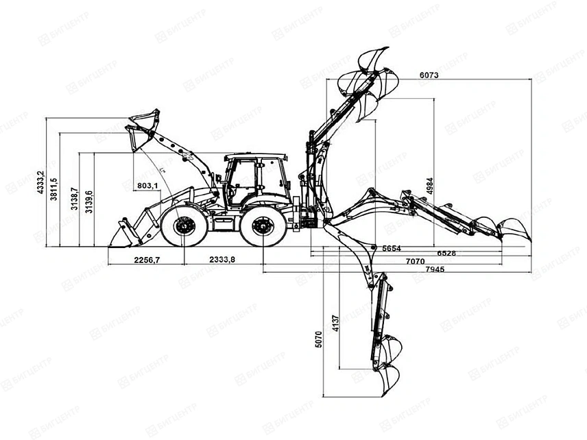 Экскаватор-погрузчик SHANMON 388Н-III Саrrаrо V-Gеn Black Limitеd ЕditiоnWM20251134 от 12.25
