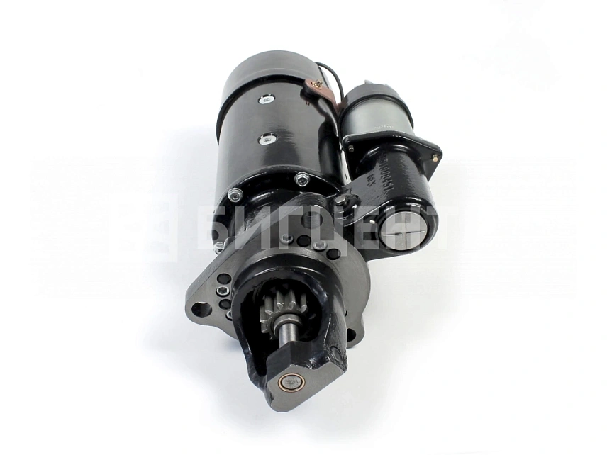 Стартер (бендикс открытый QD2851C 12 зуб) двигателя Shanghai С6121