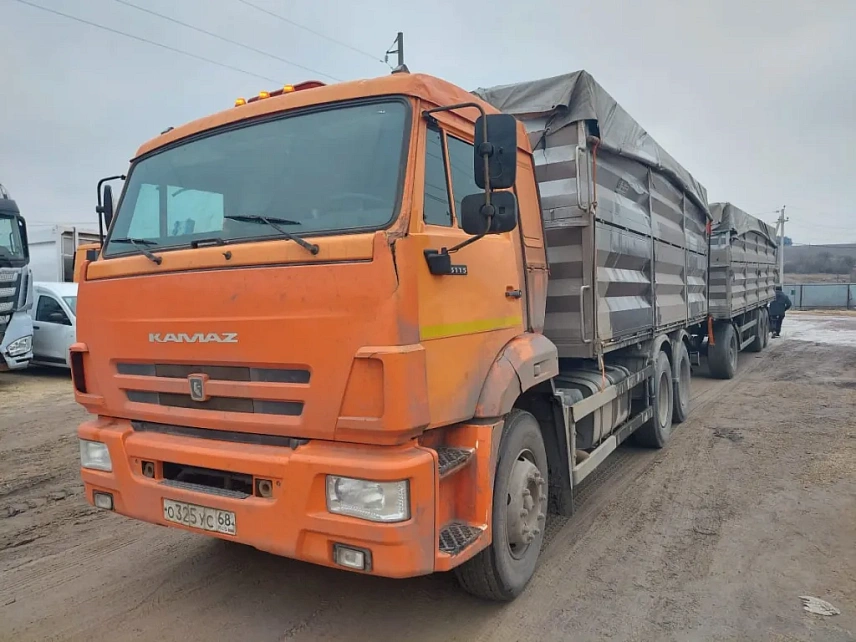 Зерновоз КАМАЗ 65115-48(A5) 000007227 - (АЛ)
