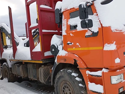 Лесовоз (сортиментовоз) с КМУ КАМАЗ 43118-46(E4) 6247 - (АЛ)