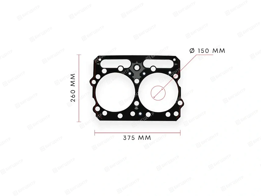Прокладка ГБЦ двигатель SHANTUI SD32 3047402 4058790