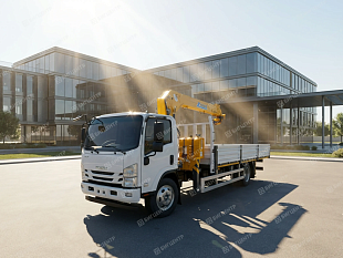 Кран-манипулятор ISUZU ELF L1 4x2 5т