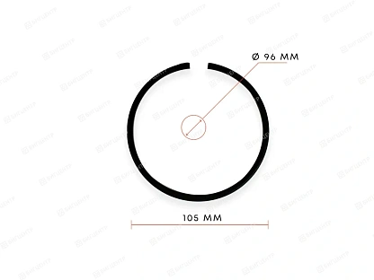 Кольца поршневые ZH4102G41