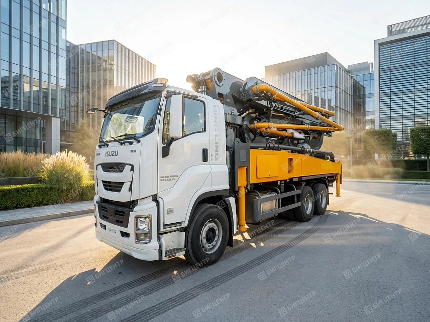 Автобетононасос ISUZU Q39М 6x4