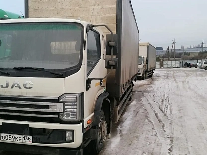 Тентованный грузовик JAC N 120 000007036 - (АЛ)