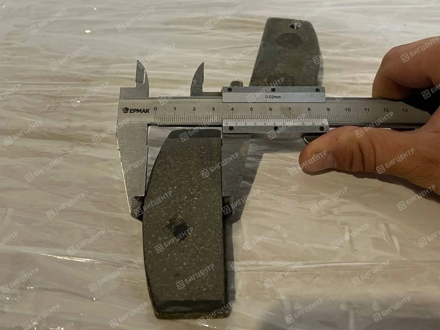 Колодка ручного тормоза погрузчик нового образца ZL20/ZL-30  (комплект 2шт)