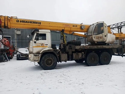 Автокран (автомобильный кран) Ивановец КС-45717К-3Р КАМАЗ-43118 гп 25т. вылет 27,0 (31,0)м. 000007256 - (АЛ)
