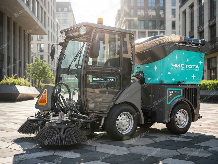 Подметально-уборочная машина SUPERCLEAN SX75DF