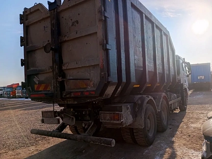 Ломовоз (металловоз) с КМУ Shacman SX32586T384C 000007777 - (АЛ)