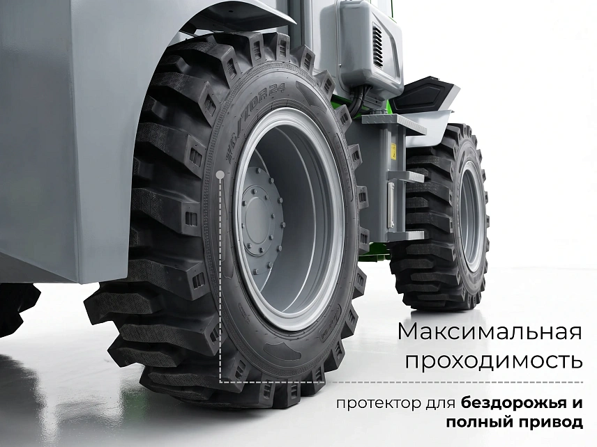 Вилочный погрузчик повышенной проходимости FORMANN TER650-III