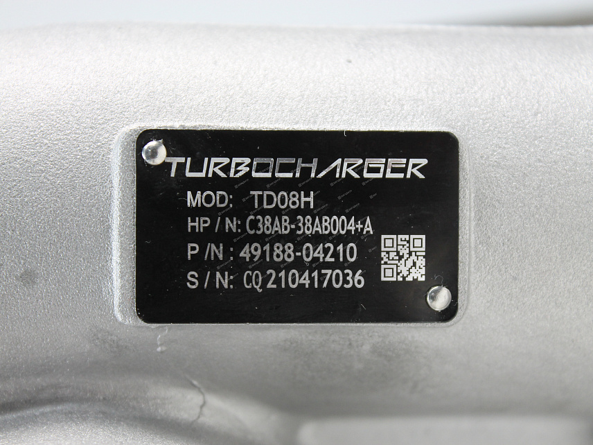 Турбокомпрессор (турбина TD08H) двигателя Shanghai C6121