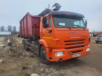 Ломовоз (металловоз) с КМУ КАМАЗ 65115-50(E5) 000008440 - (АЛ)