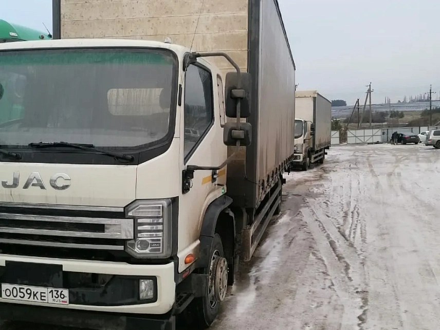 Тентованный грузовик JAC N 120 000007036 - (АЛ)