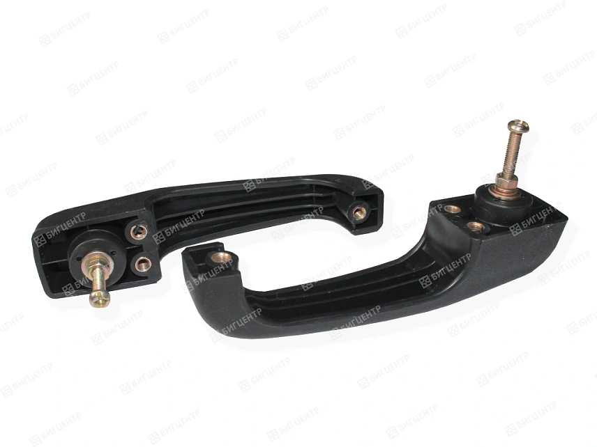 Ручка двери кабины погрузчик ZL-20/ZL-30 с замком (комплект ключ 2шт, ручка 2 шт, замки 2 шт)