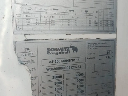 Полуприцеп SCHMITZ SCB*S3B 000008527 - (АЛ)