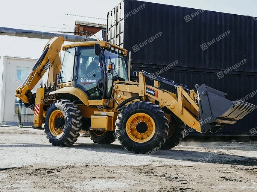 Экскаватор-погрузчик SHANMON 388H